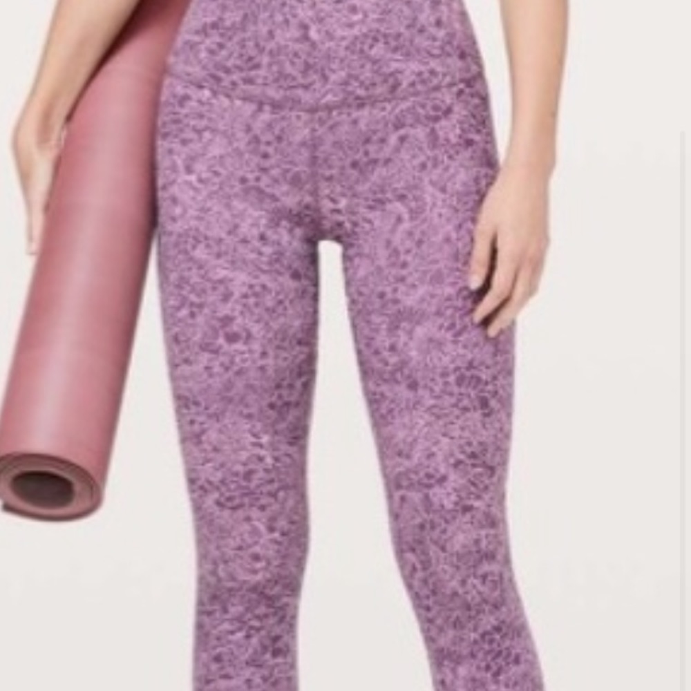 Lululemon align floral print 21 inch inseam